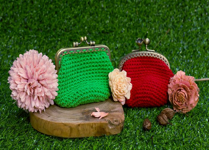 PINKTOMATO的鉤織口金包體驗