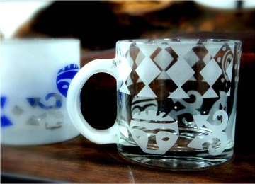 卡塔文化的頭目的頭騰杯(噴砂杯)